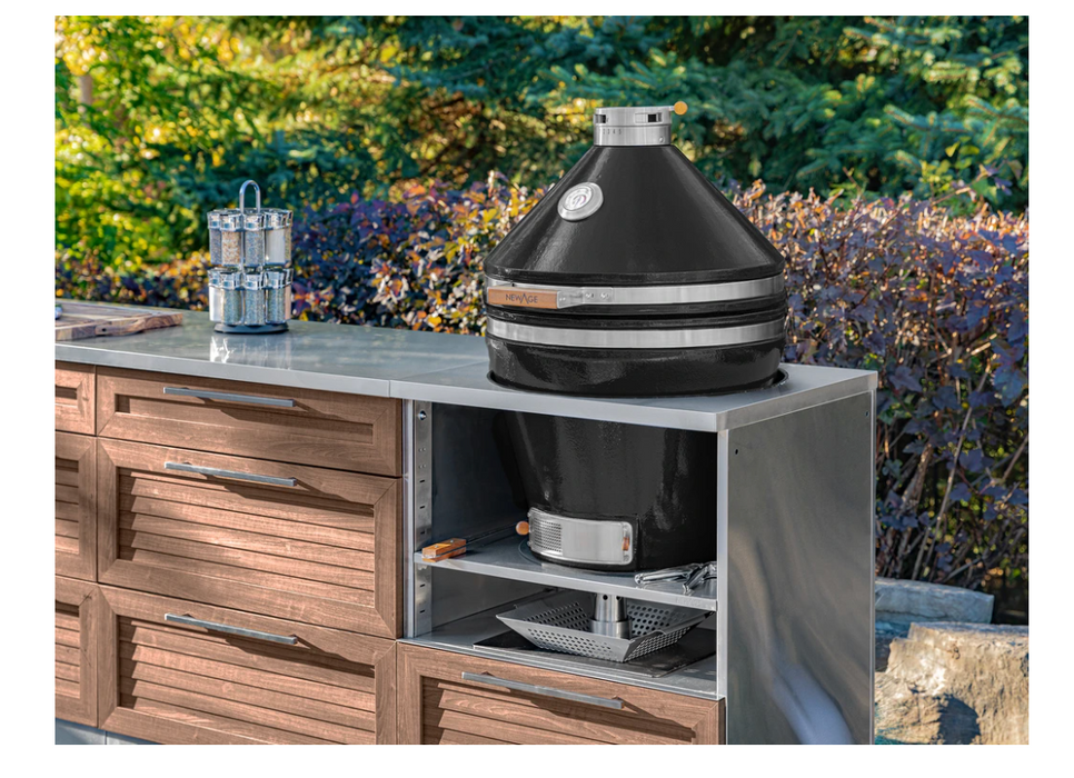 NewAge Products Outdoor Kitchen Platinum 22 in. Kamado