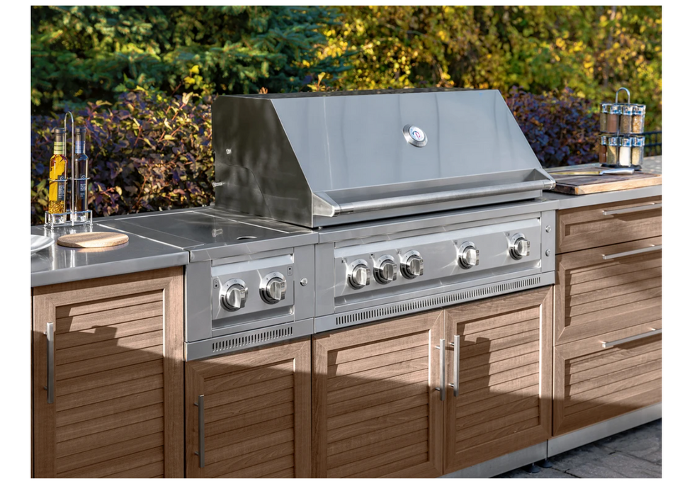 Outdoor Kitchen Platinum Dual Side Burner