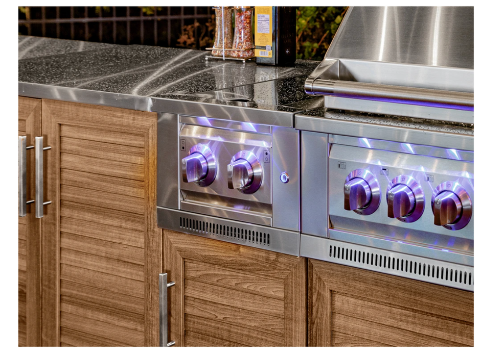 Outdoor Kitchen Platinum Dual Side Burner