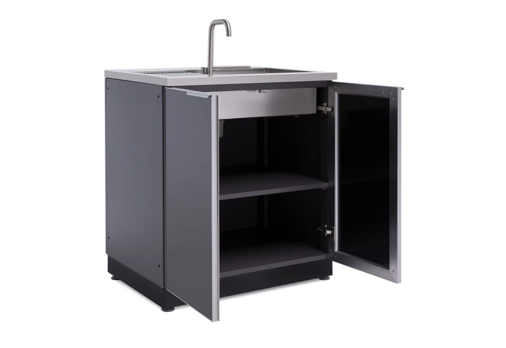 NewAge Products Outdoor Kitchen Aluminum Sink Cabinet
