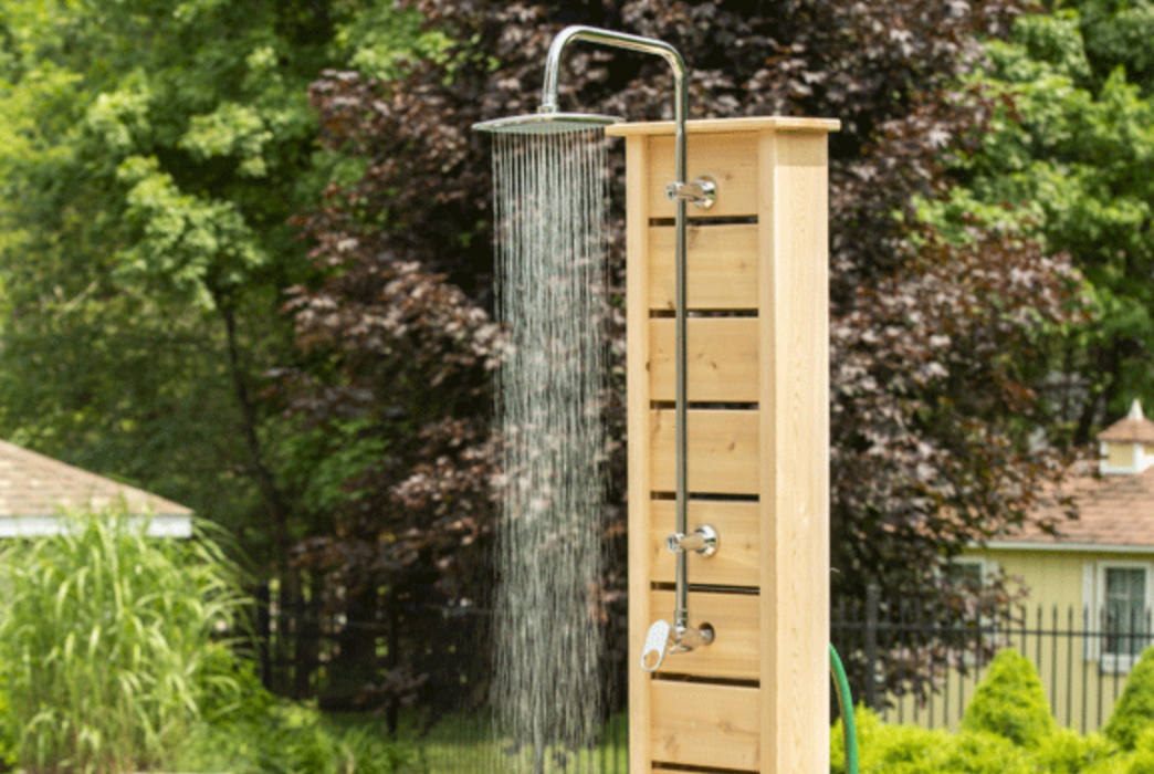 Canadian Timber Sierra Pillar Outdoor Shower - Skyland Pro