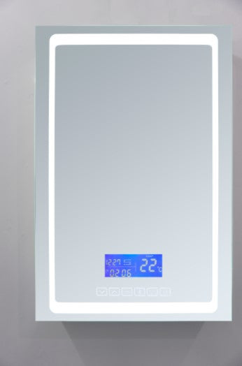 Lexora Bracciano 24" Wide x 36" Tall LED Medicine Cabinet w/ Defogger