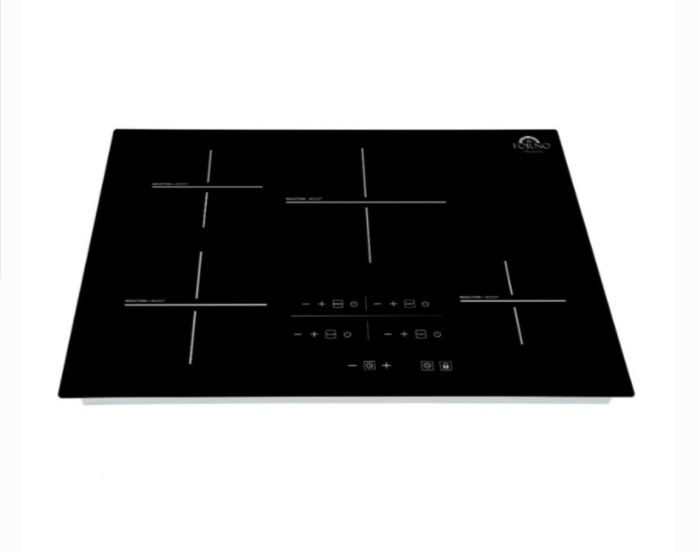 FORNO 30” Lecce Cook Top Induction: Black Glass 4 Burner 6″,7″,8″,10″ FCTIN0545-30