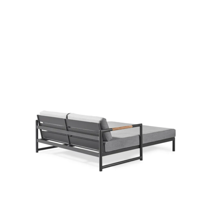 HARBOUR BREEZE XL DAY BED ALUMINUM WHITE/ASTEROID