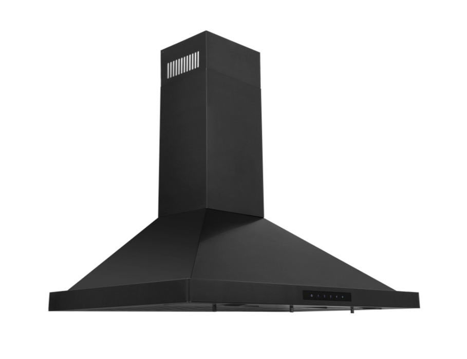 ZLINE Bundle 48" Kitchen Package with Black Stainless Steel Dual Fuel Range, Convertible Vent Range Hood and Dishwasher (3KP-RABRH48-DW)