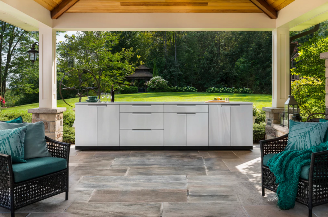 NewAge Products Outdoor Kitchen Stainless Steel 6 Piece Cabinet Set 66050