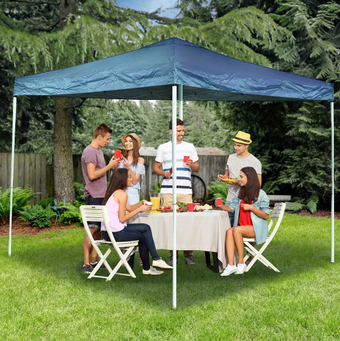 ALEKO Waterproof Gazebo Tent Canopy for Outdoor Events - Green Color