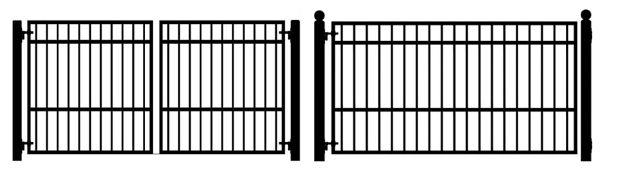 Amazing Gates Telluride Style Driveway Swing Gate