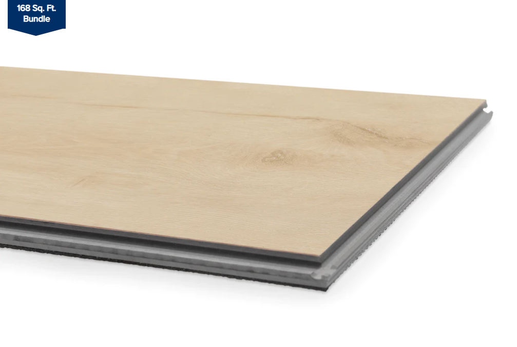 NewAge Products Stone Composite LVP Flooring 9.5mm 168 sq. ft. Flooring Bundle