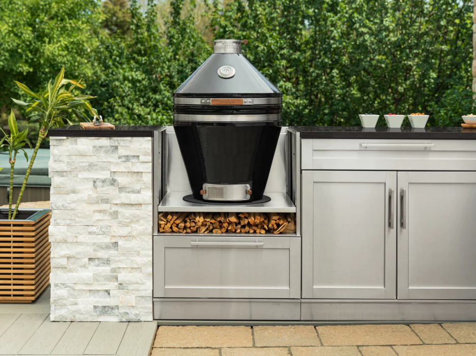 NewAge Outdoor Kitchen Signature Series 6 Piece Cabinet Set with Grill 68500