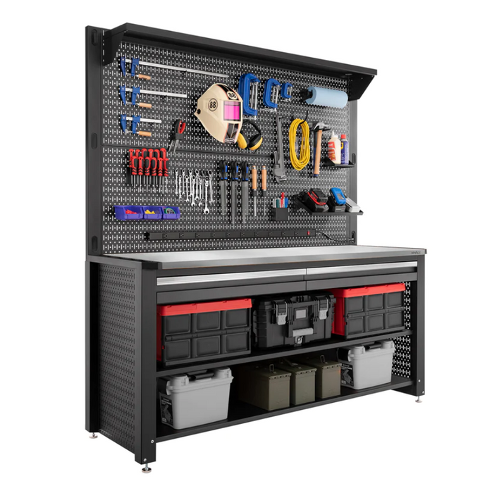 NewAge Pro Series 78 in. Workstation with 30 PC Accessory Kit 49535