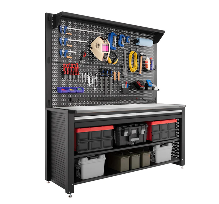 NewAge Pro Series 78 in. Workstation with 30 PC Accessory Kit 49535