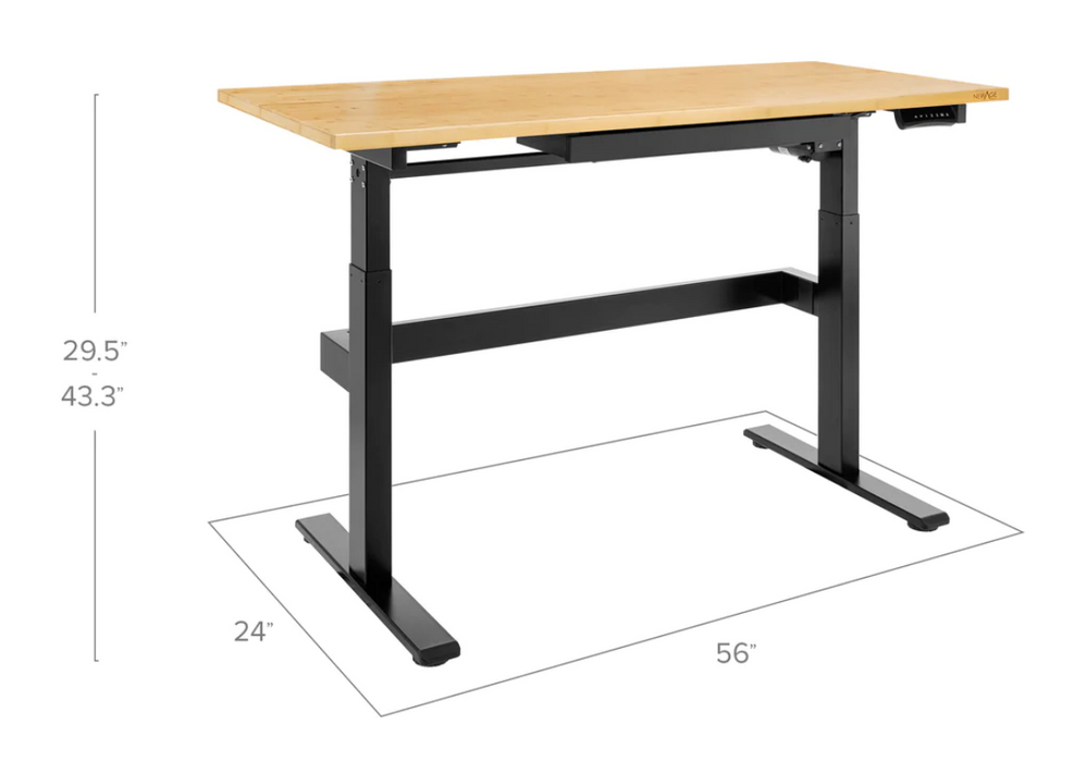 NewAge 56 in. Electric Adjustable Height Worktable with Drawer 48113