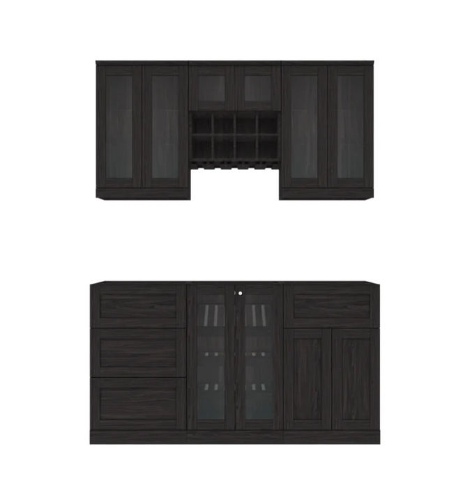 NewAge Home Bar 6 Piece Cabinet Set 21 in. 63705