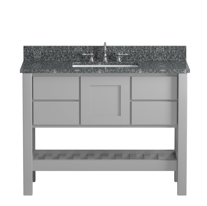 Cambridge Plumbing Patriot Collection 48 inch Wood and Basin Sink Vanity