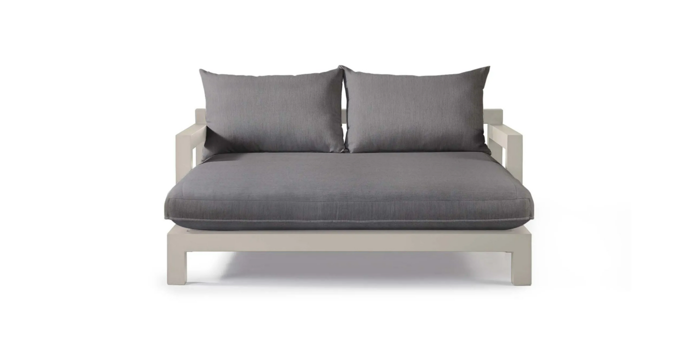 HARBOUR PACIFIC DAY BED ALUMINUM TAUPE