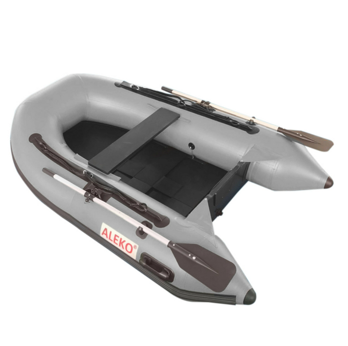 ALEKO Inflatable Fishing Boat with Pre-Installed Slide Slat Floor - 8.4 Foot