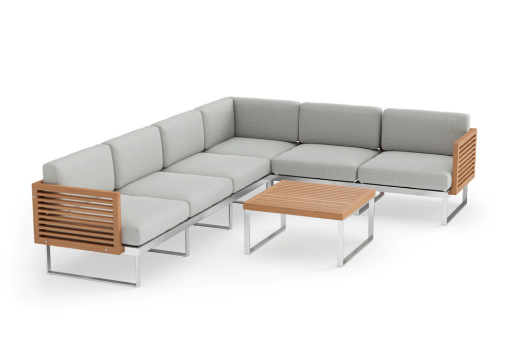 NEWAGE 6 Monterey 6 Seater Sectional with Coffee Table 91164