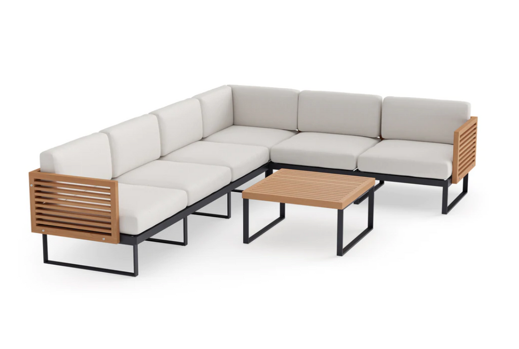 NEWAGE 6 Monterey 6 Seater Sectional with Coffee Table 91164