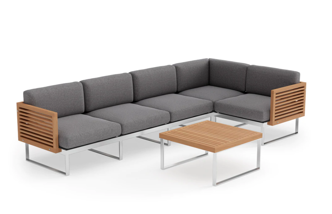 NEWAGE Monterey 5 Seater Sectional with Coffee Table 91357