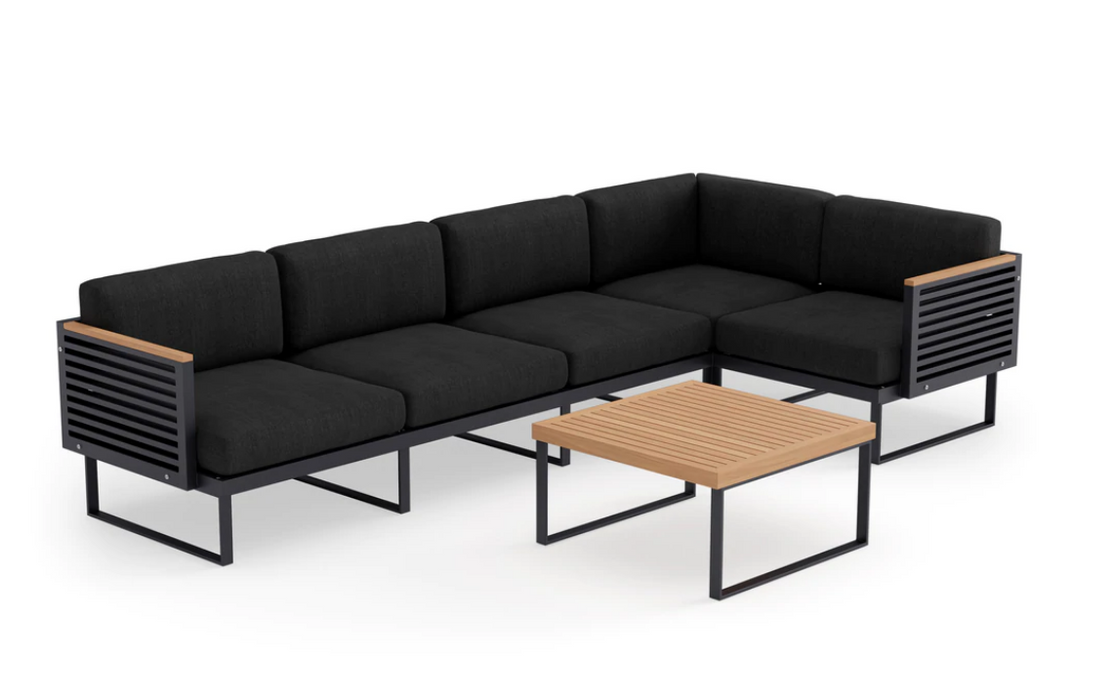 NEWAGE Monterey 5 Seater Sectional with Coffee Table 91357