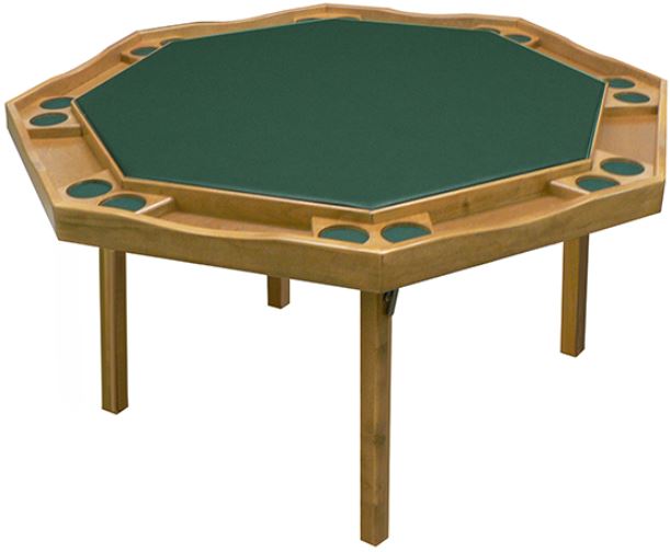 Kestell Furniture #85 Period Style Folding Poker Table Maple - Fabric