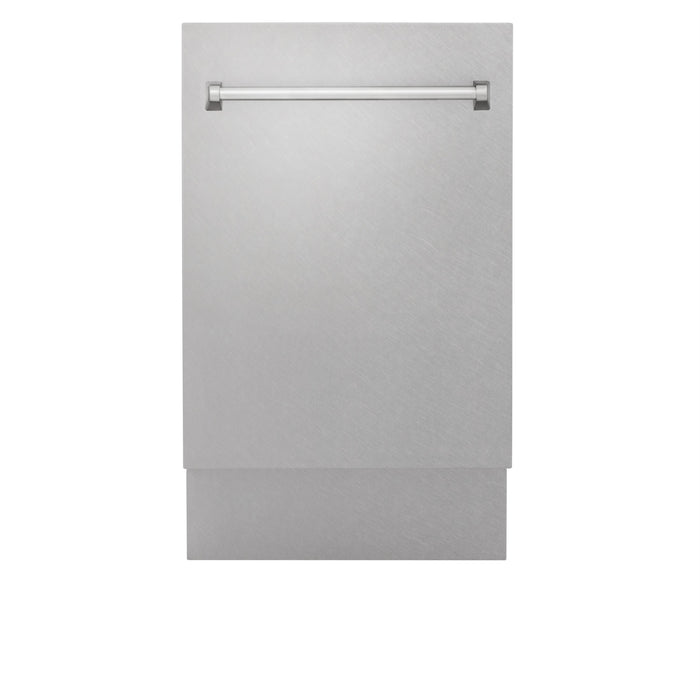 ZLINE 18" Compact Top Control Dishwasher in Custom Panel Ready with Stainless Steel Tub (DWV-18)